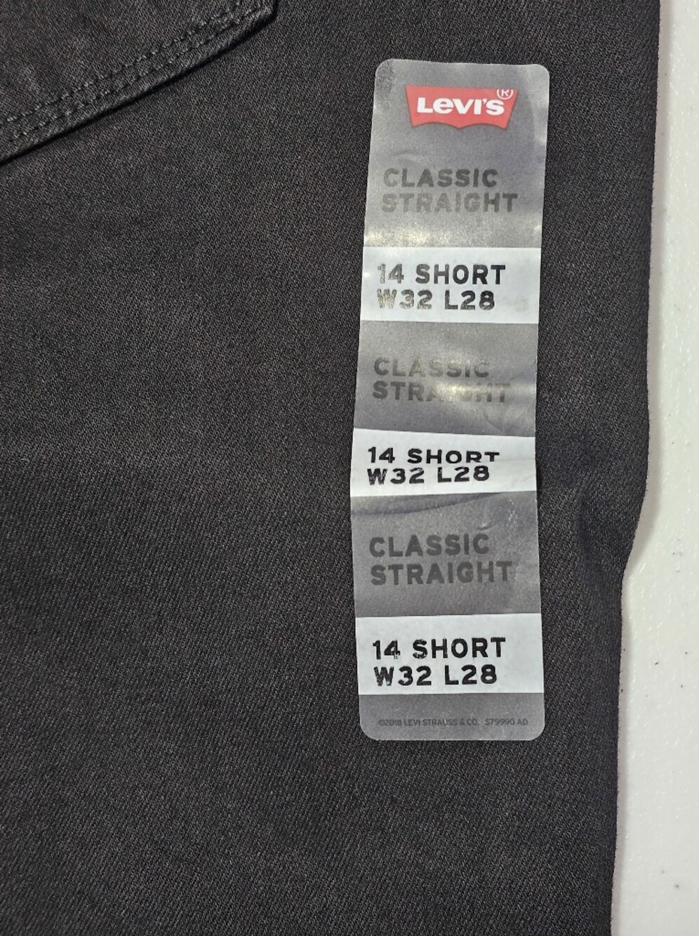 NWT Levis Classic Straight Hypersoft Mid-Rise Womens Jeans Size 14 - Picture 14 of 15